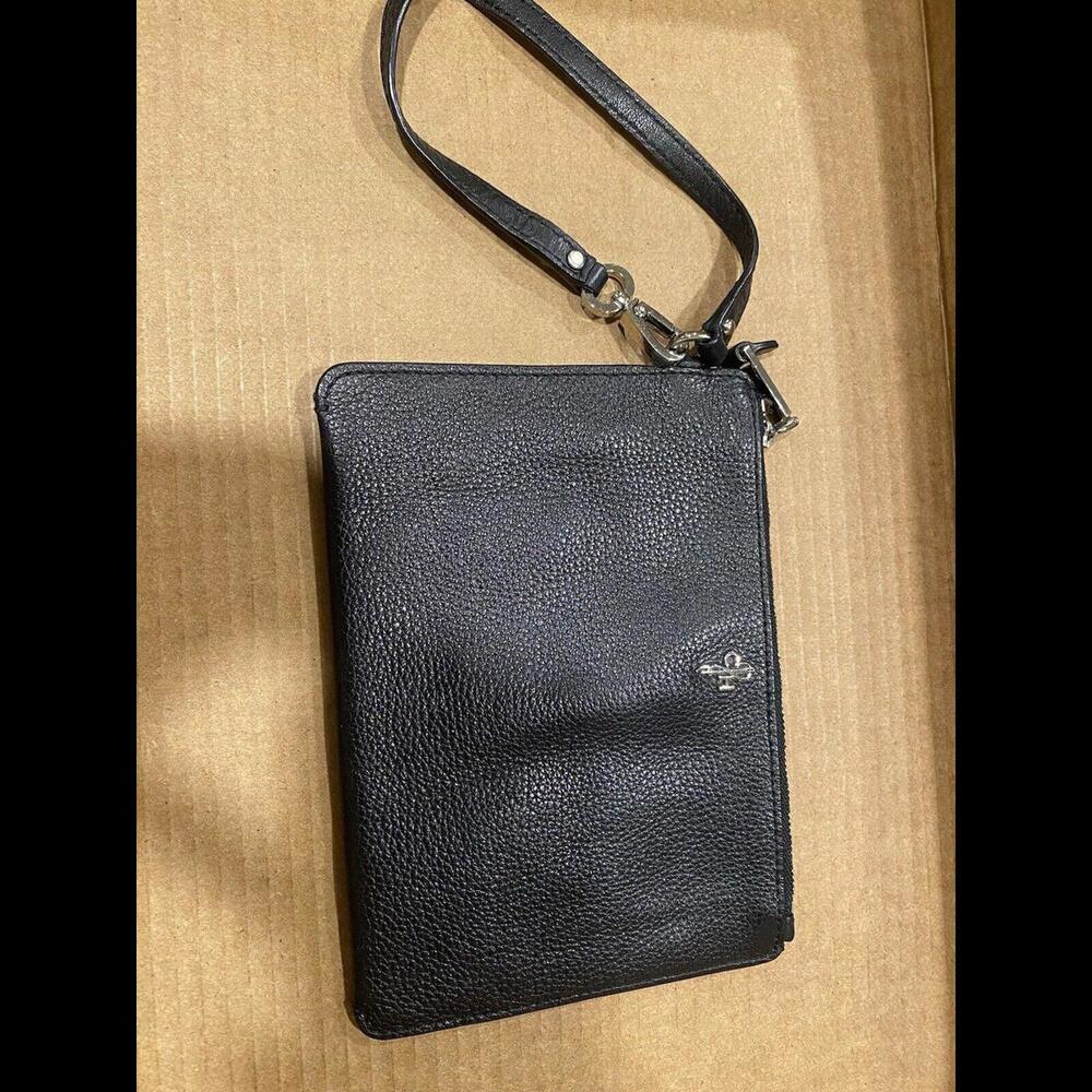 Cole Haan Pebbled Leather Wristlet